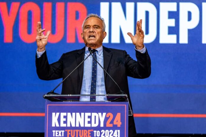 Independent,Presidential,Candidate,Robert,F.,Kennedy,Introduced,His,Running,Mate,