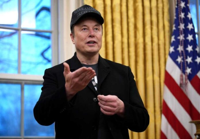 Elon,Musk,Delivers,Remarks,As,He,Join,U.s.,President,Donald
