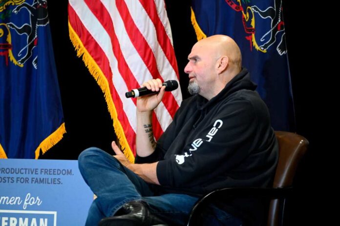Democratic,Nominee,For,The,Vacant,U.s.,Senate,John,Fetterman,Takes