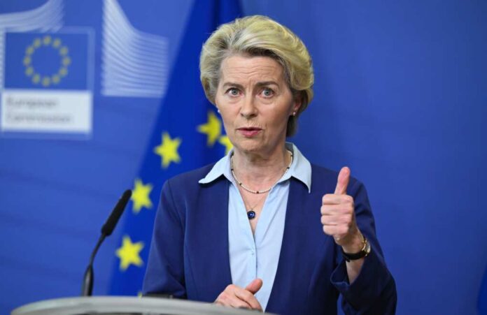 European,Commission,President,Ursula,Von,Der,Leyen,Speaks,During,A