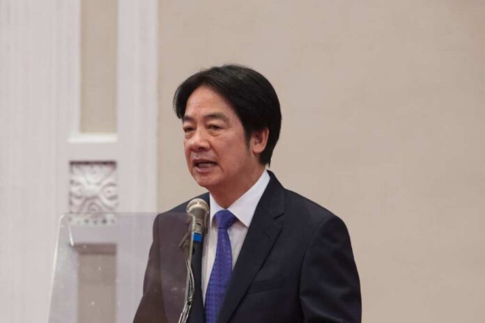 Taiwan,President,Lai,Ching-te,Speaksat,A,Press,Conference,Before,Taiwans