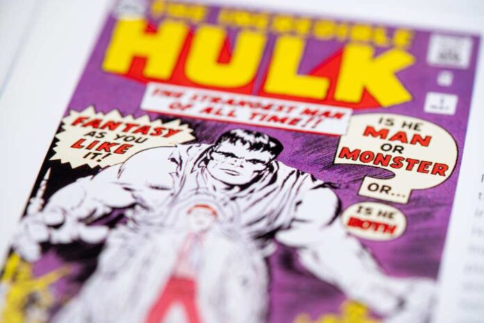 The,Incredible,Hulk,From,A,Comic,Book.,Toronto,,Canada,-