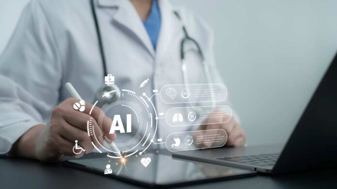 Ai-powered,Medical,Interface,On,Tablet,Used,By,Doctor,To,Interact