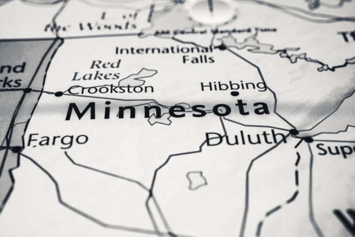Minnesota,On,The,Usa,Map