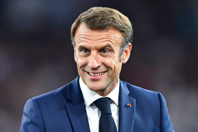 Emmanuel,Macron,During,The,Rugby,World,Cup,Rwc,2023,,Pool