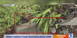 Hidden cameras found in San Gabriel Valley yards during burglary investigations