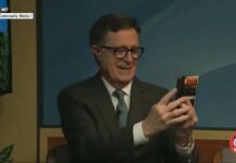 Stephen Colbert calls Byron Allen on Monroe public access TV show