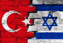 Gaza Flotilla Scandal: Abuse Allegations Erupt Turkey and Israel flags painted on a brick wall