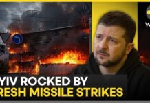 Missile Wave Slams Kyiv — Defenses Buckle Russia-Ukraine War: Russian Ballistic Missiles Rock Kyiv Overnight | WION