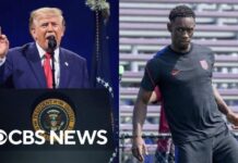 Trump called FIFA to ask for review of Balogun suspension, New York Times reports