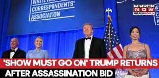 Trump Returns To White House Correspondents’ Dinner After Shooting Scare With Powerful Speech