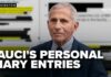 Fame Obsession? Fauci Notes Stun Washington Dr. Anthony Fauci's pandemic diary entries RELEASED ahead of Capitol hearing