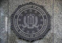 Hoffa Files Spark Washington Showdown FBI seal mounted on a granite wall