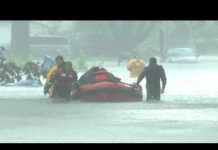 Flash flooding rescues happening in Muncie