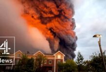 Ukraine’s largest attack of the year on Russia