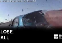 Near-Death Smash Stuns Texas Highway Video captures close call as distracted driver nearly hits El Paso officer