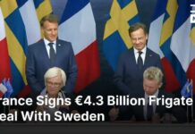 Macron’s €4.3B Naval Gambit Macron and Kristersson Seal Historic €4.3 Billion Four-Frigate Deal in Sweden | AC1N
