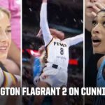 DiJonai Carrington EJECTED after Flagrant 2 foul on Sophie Cunningham 😳 | WNBA on ESPN