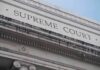 Supreme Court building facade with classical columns