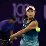 Gene Test Uproar Rattles Women’s Tennis tennis player hitting a backhand shot