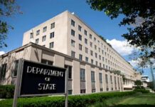 Treasury Drop-Kicks UK Activists Into Terror List Department of State building exterior on a sunny day