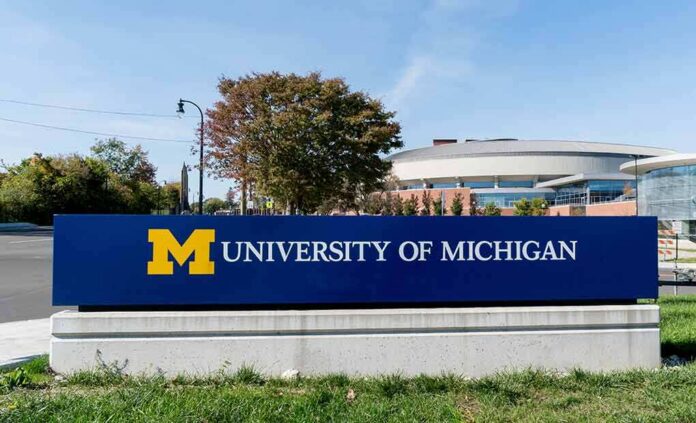 shutterstock_774762406 University of Michigan campus sign