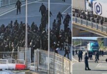 Masked Protesters Chokes Britain’s Trade Artery Hundreds of balaclava-clad protesters blockade Dover port