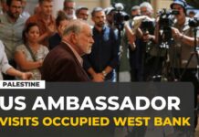 US ambassador visits occupied West Bank village hit by settler violence