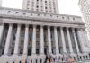 Shocking Court Twist in Gender Custody Fight United States courthouse with grand neoclassical columns