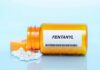 Shocking Toxicology Rocks Panettiere Case Orange pill bottle labeled Fentanyl with white tablets spilled out