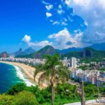 Runoff Drama Tests Brazil’s Nerves Copacabana Beach coastline with city skyline and mountains